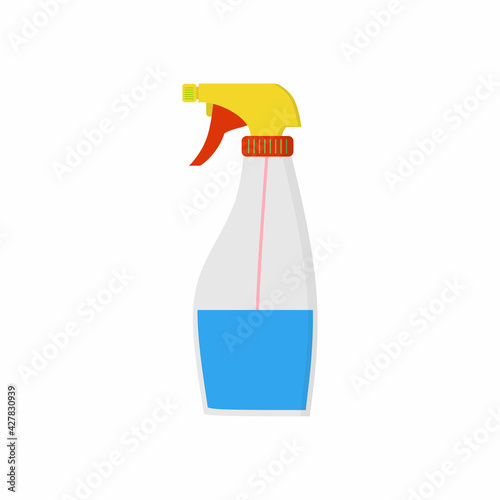 Cleaning spray bottle icon ...