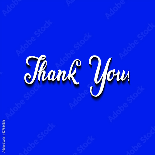 Thank you - Vector editable template