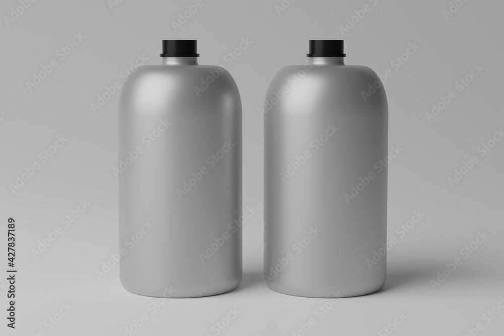 3D Illustration. Blank Bottle Mockup 3D Illustration. Blank Bottle Mockup