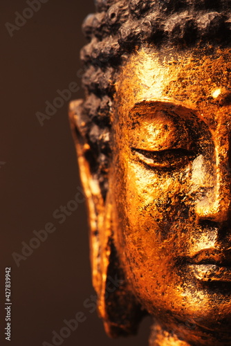 buddha statue in calm rest pose.Shakyamuni Buddha is a spiritual teacher, one of the three world religions. Given the name Siddhartha Gautama  Siddhattha Gotama  photo