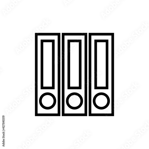 Stationery logo icon vector template.