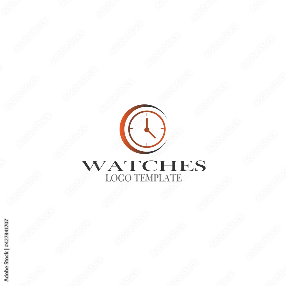 Vector abstract logo idea time concept or clock business icon Vector abstract logo idea time concept or clock business icon