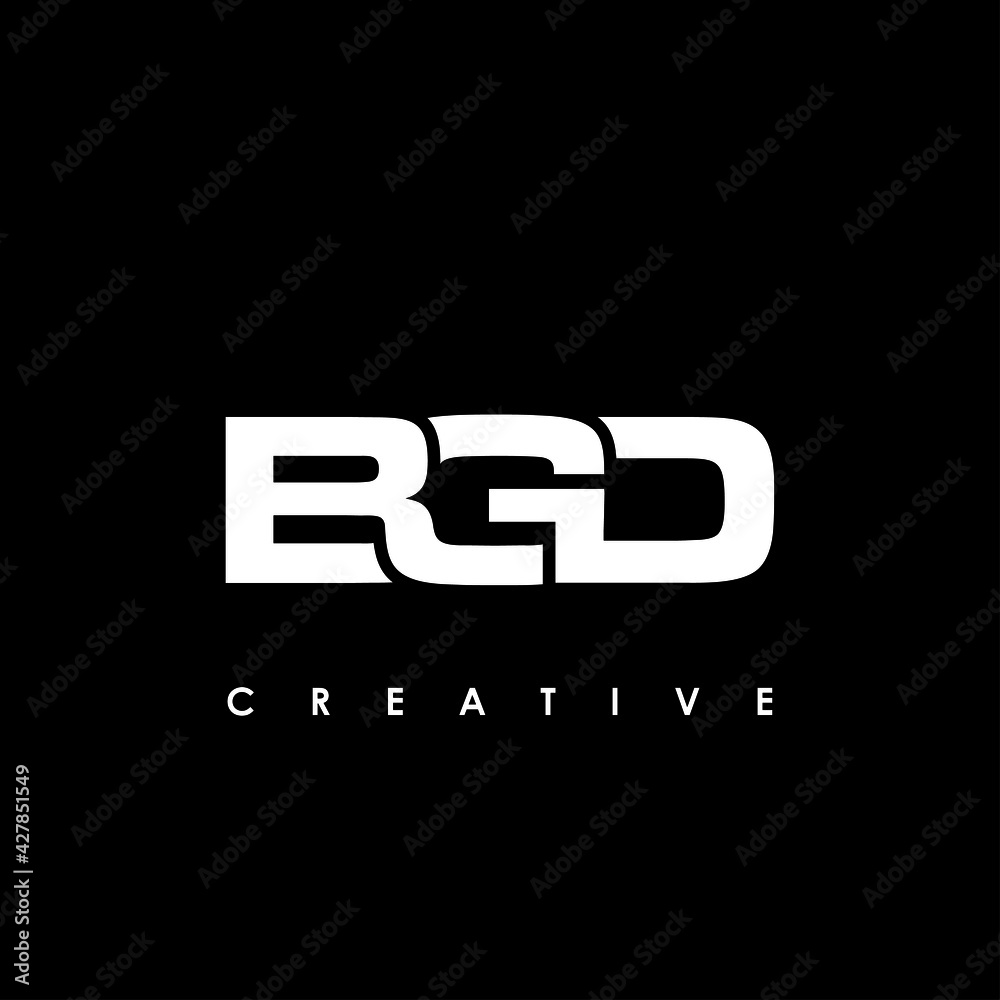 BGD Letter Initial Logo Design Template Vector Illustration BGD Letter Initial Logo Design Template Vector Illustration