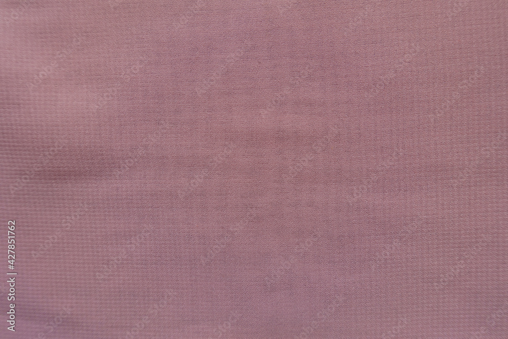 Fototapeta premium View of simple thin pink chiffon fabric from above