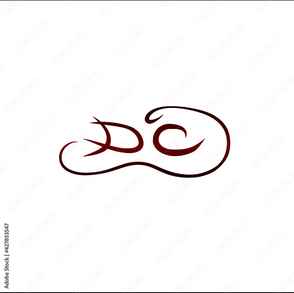 DC initial handwritten logo for identity DC initial handwritten logo for identity