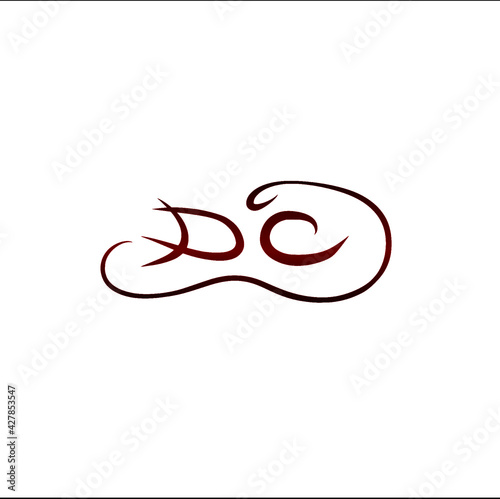 DC initial handwritten logo for identity © Chris