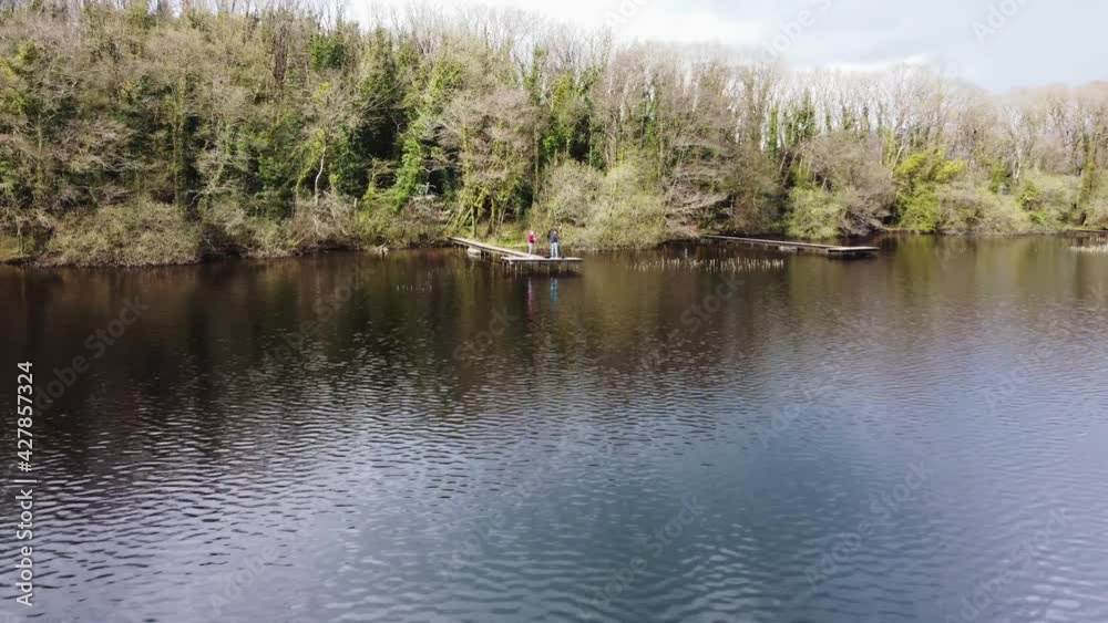 Aerial View of the Shannon river in Killaloe Aerial View of the Shannon river in Killaloe
