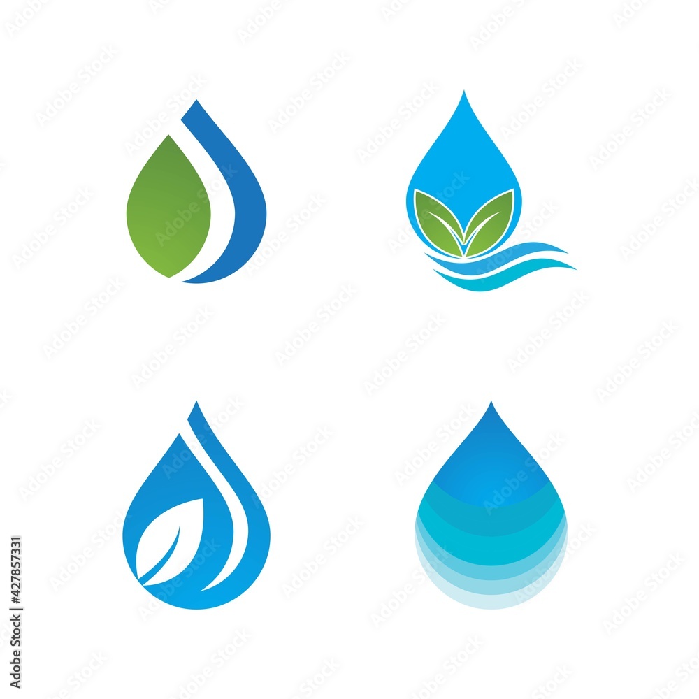 water drop Logo water drop Logo