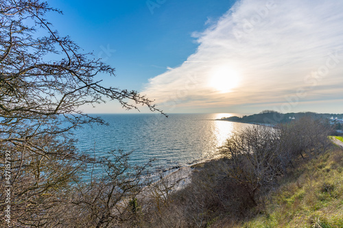 traumhafte, unberührte Ostsee auf Rügen bei Thießow, Mönchsgut