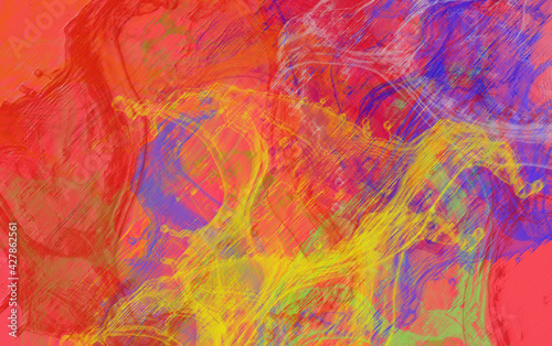 Fototapeta Naklejka Na Ścianę i Meble -  colorful pastel paint with abstract blur background bg wallpaper art