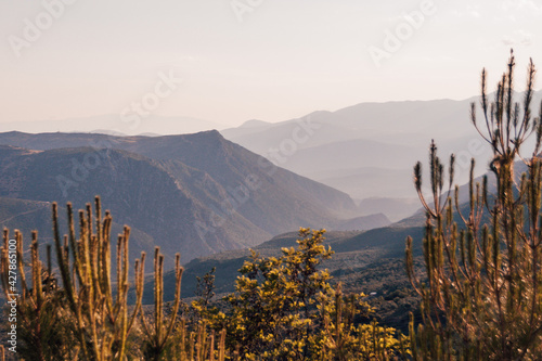 Beautiful view of mountains, Arachova, Greece