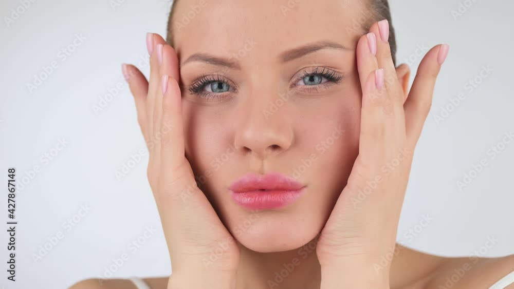 Natural female beauty. Beautiful healthy woman Natural female beauty. Beautiful healthy woman