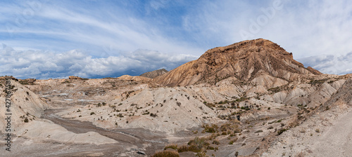 Vista panorámica del desierto