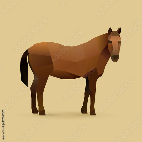 illustration of horse