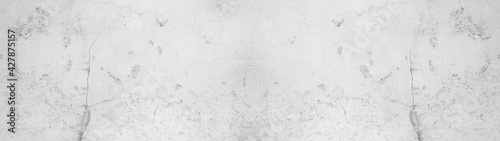 White gray grey stone concrete texture background panorama banner long.