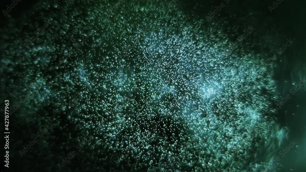Abstract Cinematic Particles In Motion, Space Background Abstract Cinematic Particles In Motion, Space Background