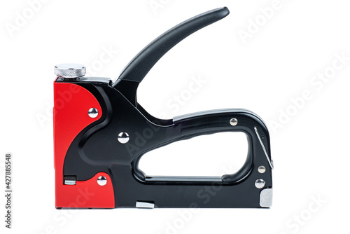 Staple gun isolated on white background