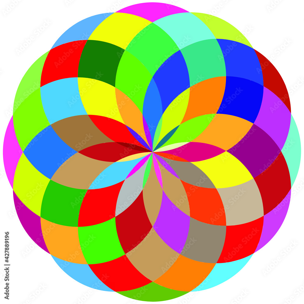 Obraz premium abstract colorful circle