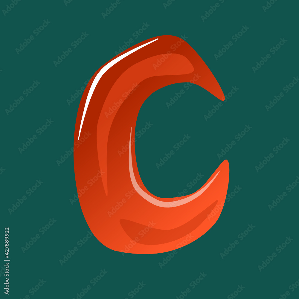Vector letter of the alphabet Vector letter of the alphabet