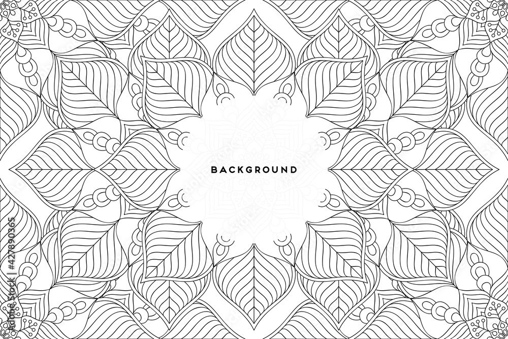 Vector islamic background with mandala Vector islamic background with mandala