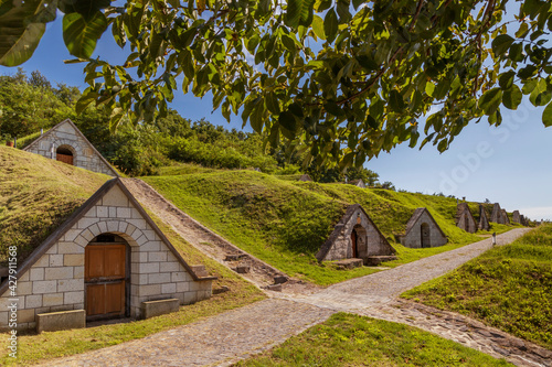 Gombos-hegyi pincesor in Hercegkut, UNESCO site, Great Plain, North Hungary photo