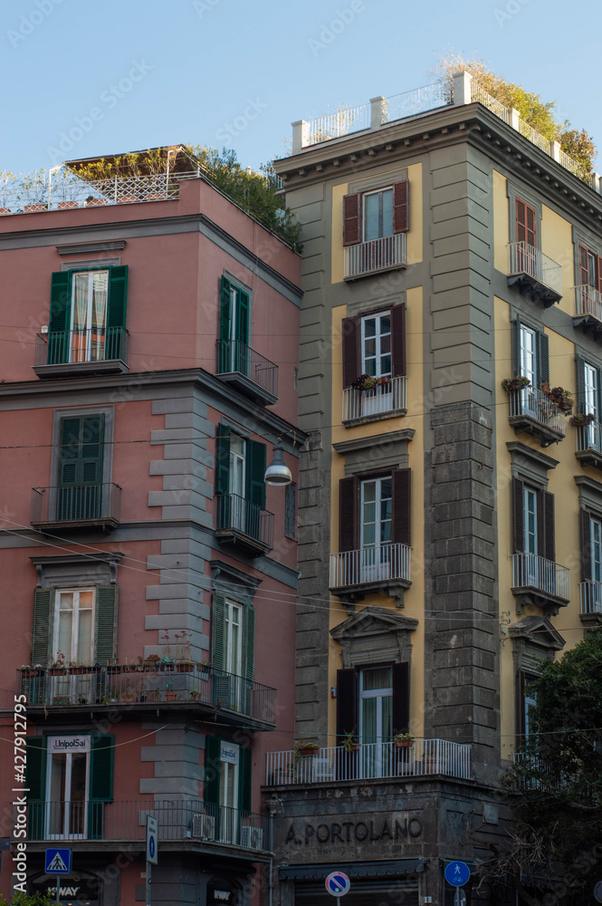 Streetview of Via dei Mille in Naples