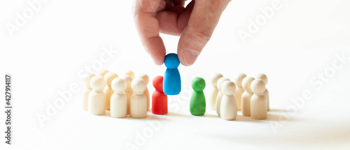 The concept of resolving disputes and conflicts between two separating groups of people
