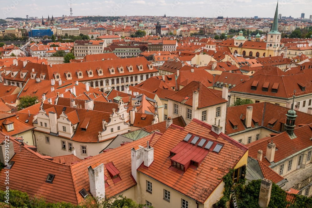 Ancient architecture of Prague. Czech Republic