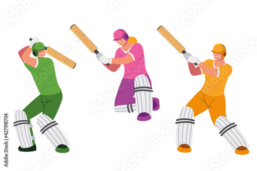 cricket players sport