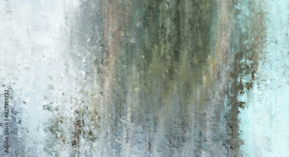 Fototapeta premium Modern art. Colorful contemporary artwork. Color strokes of paint. Brushstrokes on abstract background. Brush painting. Unique wall art.