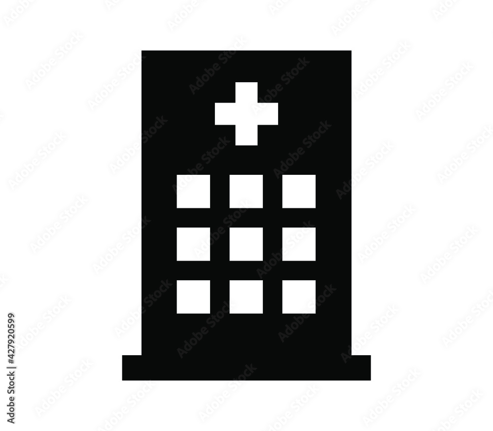 Obraz premium Hospital icon
