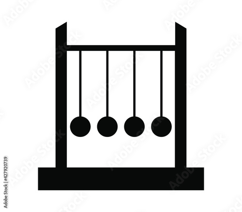 Newton cradle icon
