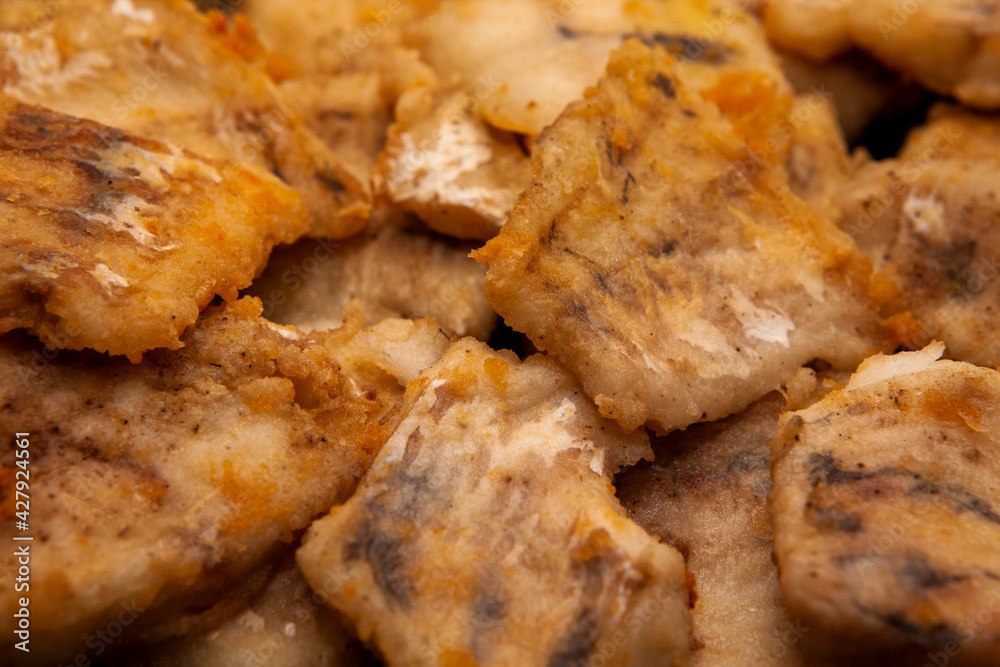 image of fried fish background 