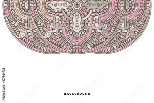 Vector islamic background with mandala