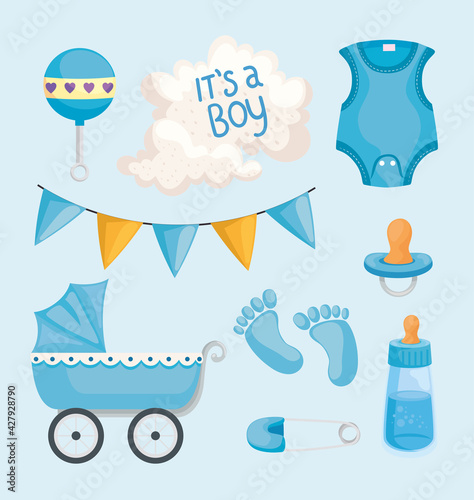 nine baby icons