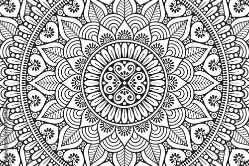 Vector islamic background with mandala