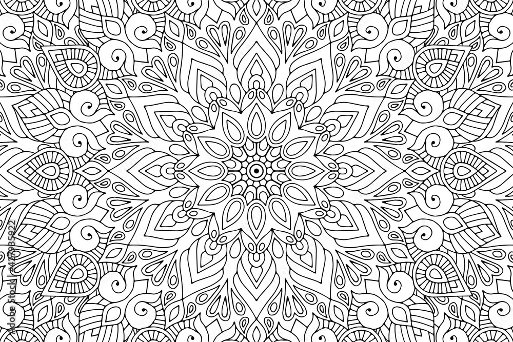 Vector islamic background with mandala