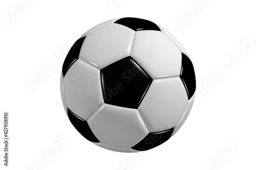 Soccer ball isolated on white background