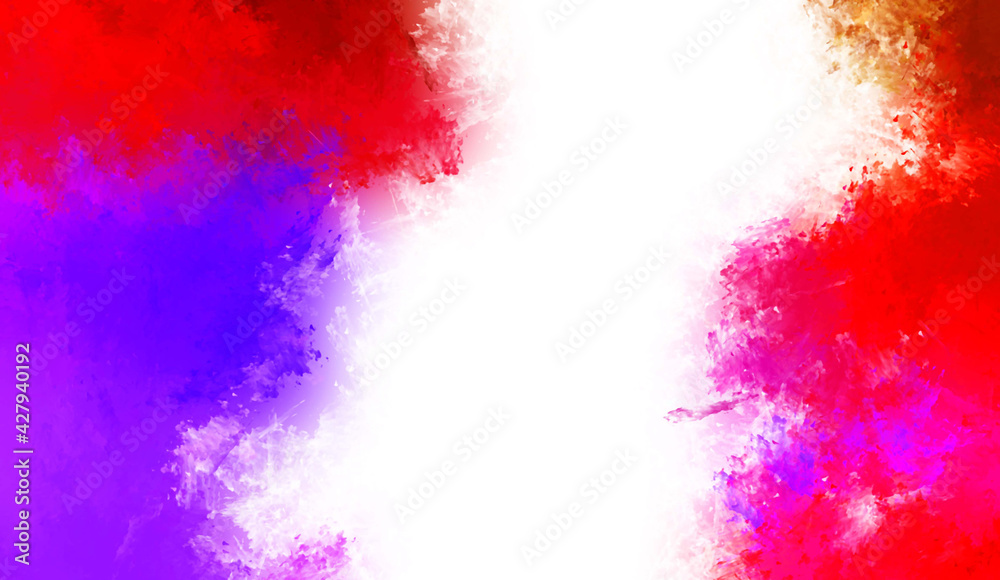Brushed Painted Abstract Background. Brush stroked painting. Artistic vibrant and colorful wallpaper..