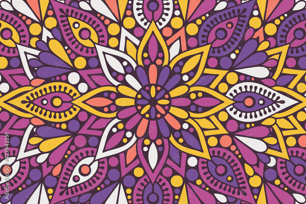 Vector islamic background with mandala Vector islamic background with mandala
