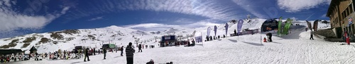 Das Skigebiet von Pradollano in Andalusien, Sierra Nevada