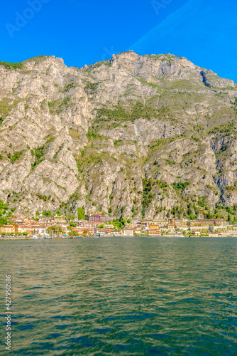 Beautiful peaceful lake Garda, Italy.