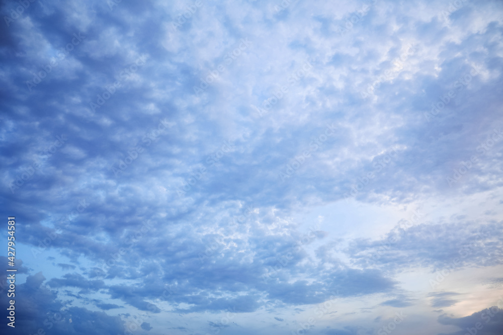 Picturesque view of beautiful sky in evening Picturesque view of beautiful sky in evening