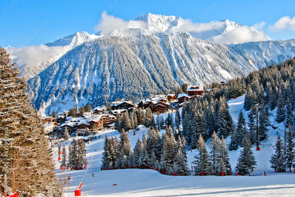 Courchevel 1850 Three Valleys Ski Resort French Alps France