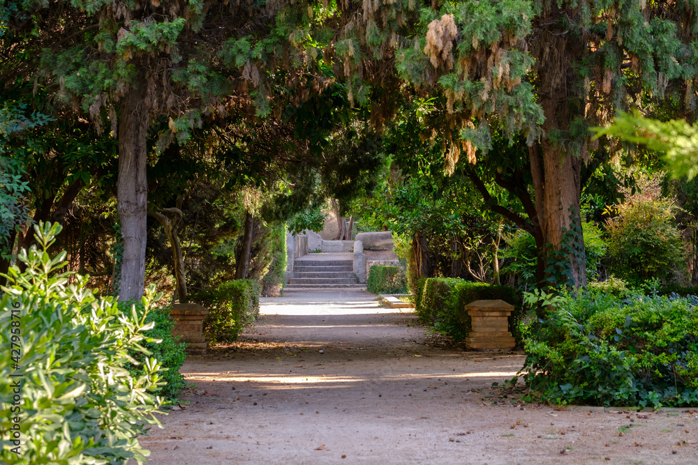 Jardines del Real, Viveros Valencia, near old dry riverbed of the River Turia Jardines del Real, Viveros Valencia, near old dry riverbed of the River Turia