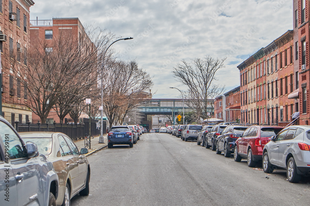 Obraz premium street in the city
