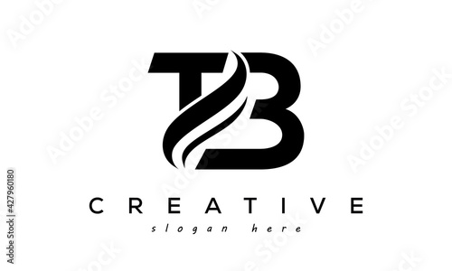 Letter TB creative logo design vector