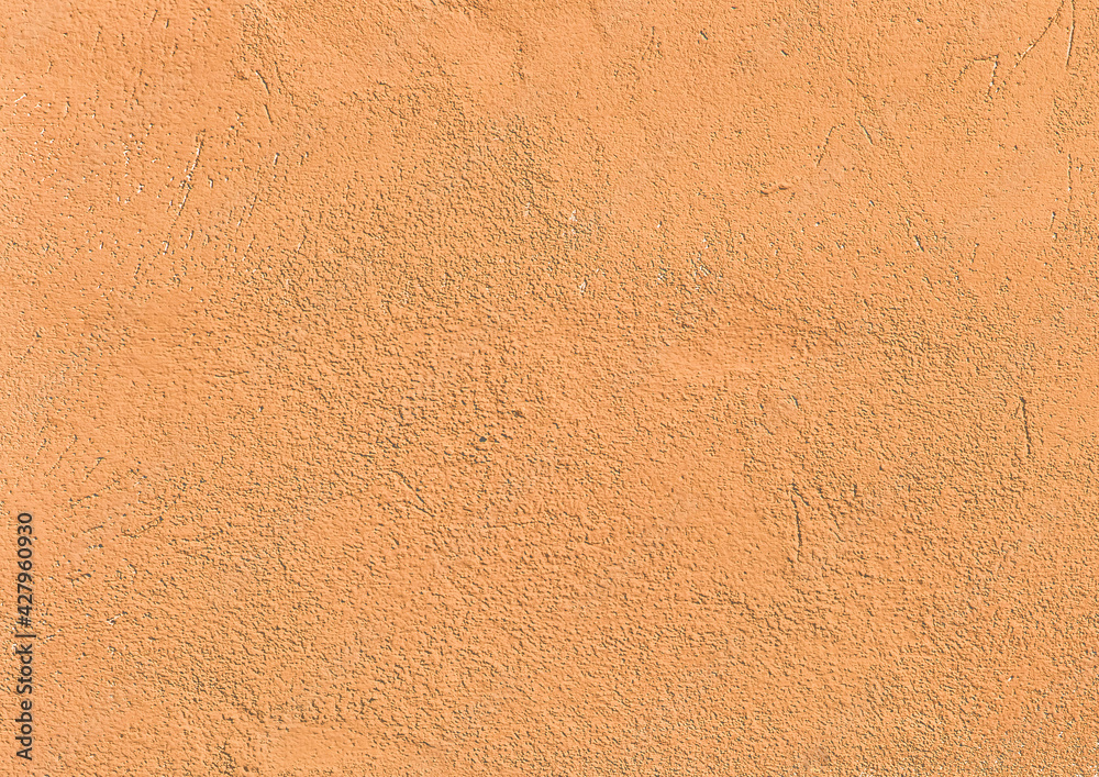 Light brown orange paint on concrete surface stone wall texture cement background Light brown orange paint on concrete surface stone wall texture cement background
