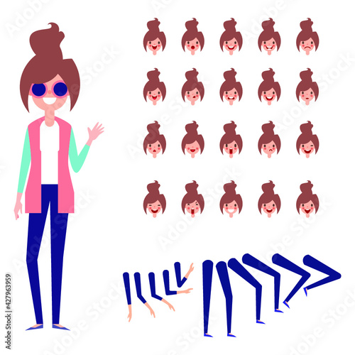 chica cambios de cara y piernas