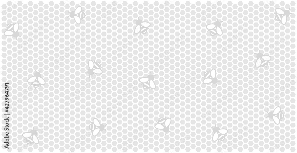 ARRIÈRE-PLAN NID D'ABEILLE GRIS CLAIR